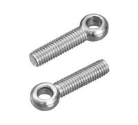 sourcing map 4 bulloni ad occhiello di sollevamento M8 x 35 mm, in acciaio inossidabile 304, per macchinari e spalline, anello di sollevamento per valvole a saracinesca per tubazioni, elementi di