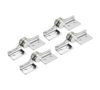 sourcing map 4 cerniere per albero dinamometrico da 2 N.M, in acciaio inossidabile 304, cerniere pieghevoli per tavolo pieghevole, finestre, porte, armadi, armadi, scatole, argento