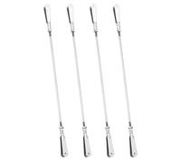 sourcing map 4 connettori a clip in metallo, asta filettata M2 in acciaio inox 304, con clip in metallo, per aerei radiocomandati ad ala fissa, modelli fai da te, 146 mm