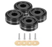 sourcing map 4 cuscinetti di isolamento per subwoofer, 40 x 15 mm, piedini per isolamento degli altoparlanti, punte per giradischi, monitor da studio audio, pad di isolamento per apparecchiature