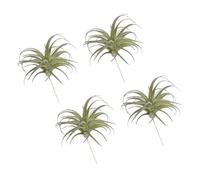 sourcing map 4 piante grasse artificiali, erba di ananas finta, 12,7 cm, grandi piante grasse finte senza vaso, tocco reale, per fai da te, casa, matrimonio, giardino, ufficio, decorazione floreale