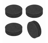 sourcing map 4 piedini isolanti per altoparlanti su un lato, 35 mm x 10 mm, in schiuma antiscivolo, per assorbire gli urti, amplificatore, per altoparlanti Hi-Fi e sistemi audio Home Theater, nero