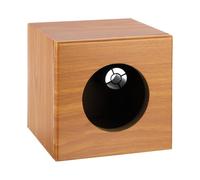 sourcing map 4 "Ported legno Speaker Enclosure Stripe legno singolo | Box subwoofer, scatola per altoparlanti per auto, camion, per fai da te, audio per veicoli domestici, suoni personalizzati