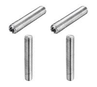 sourcing map 4 viti senza testa a brugola M10-1,5 x 40 mm, in acciaio inossidabile 304, viti a testa esagonale interna per accessori da bagno, riparazione mobili progetti fai da te