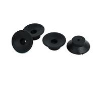 sourcing map 47mmx18mm compressore Aria Sostituzione Cuscinetto Piede Nero 4pz.