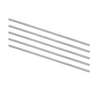 sourcing map 5 aste rotonde in acciaio inox, 2,2 mm x 100 mm, per tornio ad alta velocità, per tornio ad ingranaggi, torni, alesatrice, tornitura in miniatura fai da te