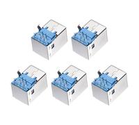 sourcing map 5 connettori jack femmina USB 3.0 tipo B, 9 pin DIP 90 gradi, adattatore di ricambio per riparazione, porta jack per progetti elettronici fai da te, blu