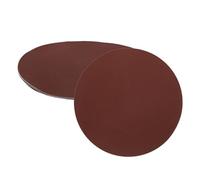 sourcing map 5 dischi abrasivi PSA da 20 cm, grana 1200 in ossido di alluminio autoadesivo, carta vetrata rotonda senza foro, carta levigatrice bagnata/asciutta, vernice auto sabbia, legno, metallo