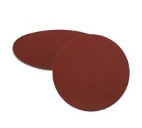 sourcing map 5 dischi abrasivi PSA da 20 cm, grana 800 in ossido di alluminio autoadesivo, carta vetrata rotonda senza foro, carta levigatrice bagnata/asciutta, vernice auto sabbia, legno, metallo