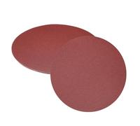 sourcing map 5 dischi abrasivi PSA da 30,5 cm, grana 120, carta vetrata autoadesiva in ossido di alluminio, carta abrasiva rotonda senza foro, levigatrice a secco e bagnata, vernice per auto, legno