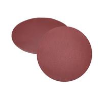 sourcing map 5 dischi abrasivi PSA da 30,5 cm, grana 2000 in ossido di alluminio autoadesivo, carta vetrata rotonda senza foro per levigatrice bagnata/asciutta, vernice auto sabbia, legno, metallo