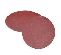 sourcing map 5 dischi abrasivi PSA da 30,5 cm, grana 240 in ossido di alluminio autoadesivo, carta vetrata rotonda senza foro per levigatrice bagnata/asciutta, vernice auto sabbia, legno, metallo