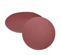 sourcing map 5 dischi abrasivi PSA da 30,5 cm, grana 400 in ossido di alluminio autoadesivo, carta vetrata rotonda senza foro per levigatrice bagnata/asciutta, vernice auto sabbia, legno, metallo
