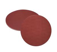 sourcing map 5 dischi abrasivi PSA da 30,5 cm, grana 600 in ossido di alluminio autoadesivo, carta vetrata rotonda senza foro per levigatrice bagnata/asciutta, vernice auto sabbia, legno, metallo