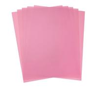 sourcing map 5 fogli di plastica colorata, formato A5, pellicola trasparente ambrata per la correzione del colore, filtro della luce gel, impermeabile, 21,1 x 14,7 cm, per fai da te, illuminazione a