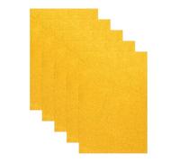 sourcing map 5 fogli di schiuma EVA color oro lucido, 20 x 30 cm, per progetti artistici, album di ritagli, regali, biglietti fai da te, decorazioni per feste