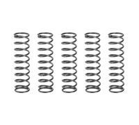 sourcing map 5 molle a compressione, diametro esterno 12 mm, dimensione del filo 1,2 mm, lunghezza libera 45 mm, struttura in acciaio a molla, molle di compressione meccaniche estese per riparazioni
