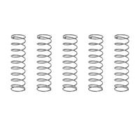 sourcing map 5 molle di compressione, diametro esterno 14 mm, dimensione del filo 0,8 mm, lunghezza libera 50 mm, molla in acciaio a molla estesa molle di compressione meccaniche per riparazioni in
