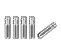 sourcing map 5 perni cilindrici scanalati M8 x 30 mm in acciaio inox 304 tassello filettatura esterna perno di posizionamento per mobili armadi
