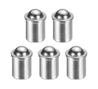 sourcing map 5 pistoni a molla con punta a sfera, 10 x 13 mm, 80 N, in acciaio inox, con perline di posizionamento di precisione, chiusura a sfera, per porte, armadi, dispositivi meccanici, morsetti