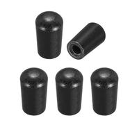 sourcing map 5 punte per interruttore a levetta per chitarra a 3 vie, filettatura M4, in ottone, per interruttore pickup per chitarra elettrica, parti di ricambio per chitarra elettrica, nero