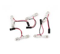 sourcing map 5 Pz Retraibile Testata Lampada Festone LED Luce Adattatore per auto