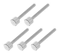 sourcing map 5 viti a testa piatta zigrinate M3 x 30 mm, in acciaio inox 304, a testa piatta, completamente filettate, per casa, elettronica, macchina