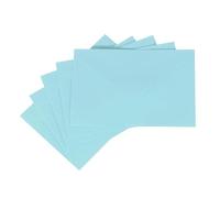 sourcing map 50 buste per inviti, 15 x 10 cm, autoadesive, con guarnizione gommata, per biglietti di auguri, inviti di nozze, feste, lettere (azzurro)