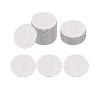 sourcing map 50 dischi in acciaio inossidabile, 30 mm di diametro, 1 mm di spessore, rotondi e piatti, piatti per stampaggio, piastre metalliche circolari per artigianato, timbratura e creazione di
