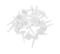 sourcing map 50 distanziatori adesivi per PCB, distanziatori isolati in nylon appiccicoso per supporto per scheda PCB, altezza di supporto 1,4 cm, adatti per fori PCB da 3 mm a 3,2 mm, bianco