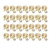 sourcing map 50 fascette stringitubo a molla da 11 mm, clip a molla in silicone per tubo di vuoto, clip a molla per tubo a bassa pressione, colorato