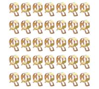 sourcing map 50 fascette stringitubo a molla da 12 mm per tubo del carburante, clip a molla in silicone per tubo di vuoto, clip di fissaggio a bassa pressione, colorato