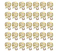 sourcing map 50 fascette stringitubo a molla da 15 mm per tubo del carburante, clip a molla in silicone per tubo di vuoto, a bassa pressione, colorato