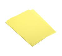 sourcing map 50 fogli di carta per origami su entrambi i lati, color crema giallo limone, 20 x 21 cm, per progetti artistici, principianti, decorazioni per regali