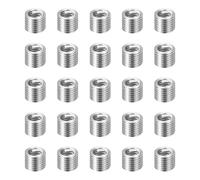 sourcing map 50 inserti di riparazione per filettature, M1,6 x 0,35 x 2,5D (4 mm) in acciaio inox 304H, elicoidale, a spirale, per riparazioni automobilistiche