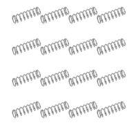 sourcing map 50 molle di compressione, 0,3 mm di diametro del filo x 3 mm di diametro x 10 mm di lunghezza, in acciaio inossidabile 304, piccole estensioni per penna a sfera, molla per casa, officina