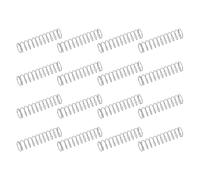 sourcing map 50 molle di compressione in acciaio inossidabile 304, 0,2 mm x 3 mm x 15 mm, piccole e piccole, per riparazioni domestiche e fai da te, officina e uso industriale, tonalità argentata