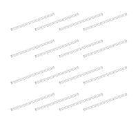 sourcing map 50 molle di compressione in acciaio inossidabile 304, 0,3 mm x 2 mm x 35 mm, piccole e piccole, per riparazioni domestiche e fai da te, officina e uso industriale, tonalità argentata