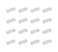 sourcing map 50 molle di compressione in acciaio inossidabile 304, 0,3 mm x 2 mm x 5 mm, piccole e piccole, per riparazioni domestiche e fai da te, officina e uso industriale, tonalità argentata