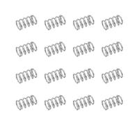 sourcing map 50 molle di compressione in acciaio inossidabile 304, 0,3 mm x 3 mm x 5 mm, piccole e piccole, per riparazioni domestiche e fai da te, officina e uso industriale, tonalità argentata