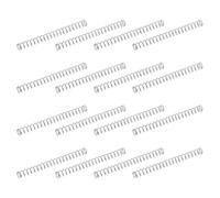 sourcing map 50 molle di compressione in acciaio inossidabile 304, 0,3 mm x 4 mm x 45 mm, piccole e piccole, per riparazioni domestiche e fai da te, officina e uso industriale, tonalità argentata