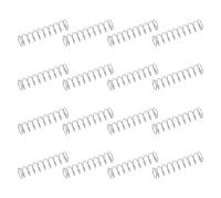 sourcing map 50 molle di compressione in acciaio inossidabile 304, 0,3 mm x 5 mm x 25 mm, piccole e piccole, per riparazioni domestiche e fai da te, officina e uso industriale, tonalità argentata