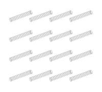 sourcing map 50 molle di compressione in acciaio inossidabile 304, 0,3 mm x 5 mm x 30 mm, piccole e piccole, per riparazioni domestiche e fai da te, officina e uso industriale, tonalità argentata