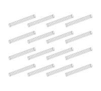 sourcing map 50 molle di compressione in acciaio inossidabile 304, 0,3 mm x 5 mm x 40 mm, piccole e piccole, per riparazioni domestiche e fai da te, officina e uso industriale, tonalità argentata