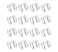 sourcing map 50 molle di compressione in acciaio inossidabile 304, 0,3 mm x 6 mm x 5 mm, piccole e piccole, per riparazioni domestiche e fai da te, officina e uso industriale, tonalità argentata