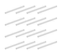 sourcing map 50 molle di compressione in acciaio inossidabile 304, 0,4 mm x 3 mm x 45 mm, piccole e piccole, per riparazioni domestiche e fai da te, officina e uso industriale, tonalità argentata