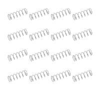 sourcing map 50 molle di compressione in acciaio inossidabile 304, 0,4 mm x 5 mm x 15 mm, piccole e piccole, per riparazioni domestiche e fai da te, officina e uso industriale, tonalità argentata