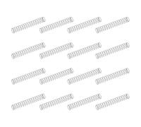 sourcing map 50 molle di compressione in acciaio inossidabile 304, 0,4 mm x 5 mm x 35 mm, piccole e piccole, per riparazioni domestiche e fai da te, officina e uso industriale, tonalità argentata