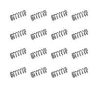 sourcing map 50 molle di compressione in acciaio inossidabile 304, 0,6 mm x 4 mm x 10 mm, piccole e piccole, per riparazioni domestiche e fai da te, officina e uso industriale, tonalità argentata