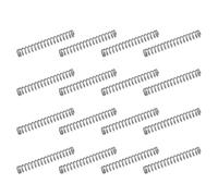 sourcing map 50 molle di compressione in acciaio inossidabile 304, 0,6 mm x 4 mm x 30 mm, piccole e piccole, per riparazioni domestiche e fai da te, officina e uso industriale, tonalità argentata